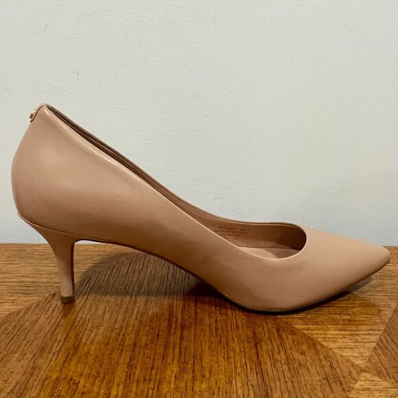 Cole Haan Go-to Park Pump Womens 9B Nude Leather Pointed Toe Stiletto Heels - Picture 6 of 13